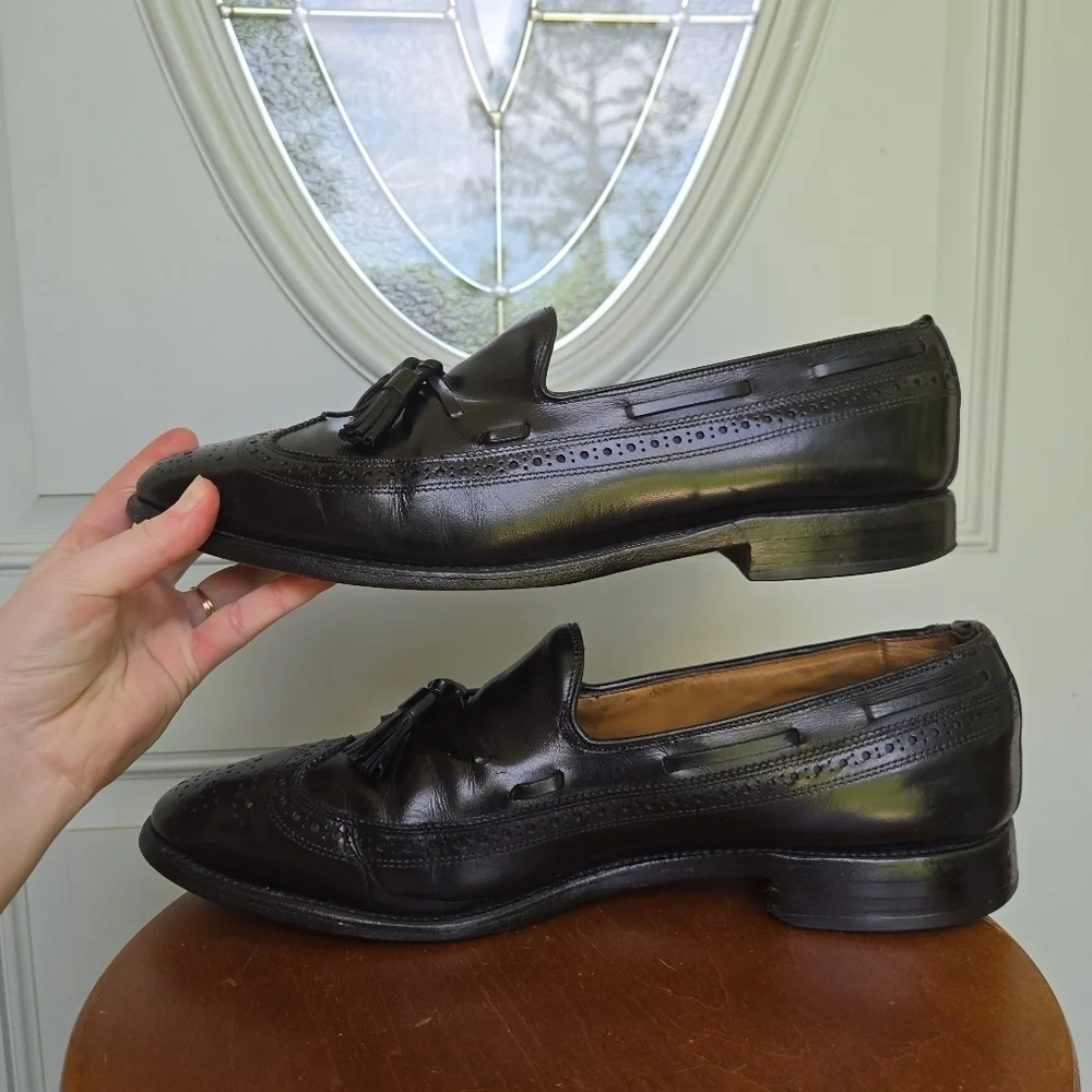Allen Edmonds Manchester Black Leather Loafers